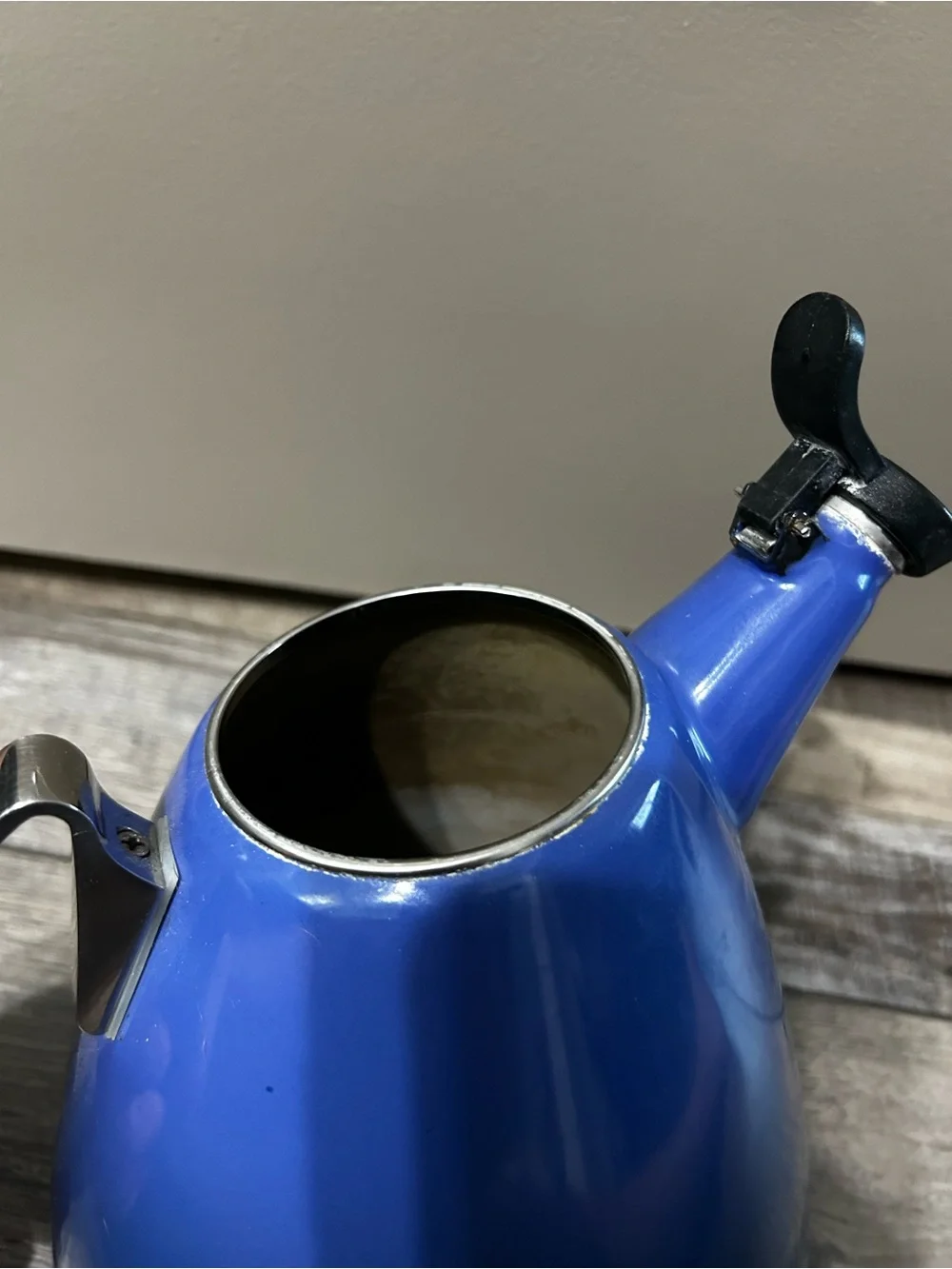 Le Creuset enamel whistling
